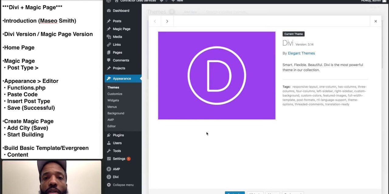 Step by Step on How to Add Divi Builder To Your Magic Page Plugin